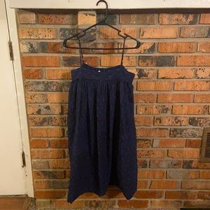 Blue tank top dress